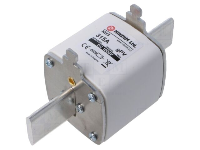 Siguranță industrială NIKDIM 315A 1kV DC NH2 gPV