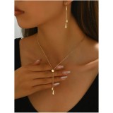 Cumpara ieftin Set Colier si Cercei, Aurum - 525577AUR