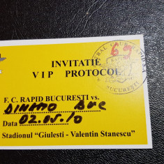 Invitatie VIP Rapid - Dinamo