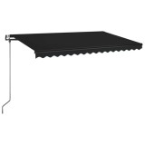 Cumpara ieftin Copertina electrica cu LED si senzor 4 x 3,5 m Antracit