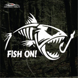 Fish On - Model 2 - Stickere Auto