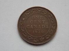 ONE CENT 1920 CANADA-XF foto