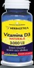 VITAMINA D3 NATURALA 3000UI 60CPS VEGETALE, Herbagetica