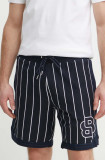 BOSS pantaloni scurti din bumbac culoarea albastru marin, 50514445