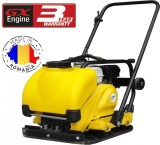 Placa compactoare AGT PCL100 GX160 cu roti, rezervor apa, pad