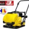 Placa compactoare AGT PCL100 GX160 cu roti, rezervor apa, pad