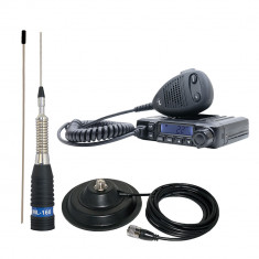 Pachet Statie radio CB PNI Escort HP 6500 ASQ + Antena CB PNI ML160 cu magnet foto