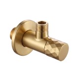 Robinet colțar Diamond 03 1/2" x 3/8" Brush Gold