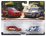 Cumpara ieftin HOT WHEELS PREMIUM SET 2 MASINUTE METALICE FORD SIERRA COSWORTH SI FORD ESCORT RS COSWORTH SCARA 1:64, Mattel