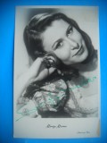 HOPCT 1485 SONJA SUTTER - GERMANIA -ACTORI/ARTISTI-AUTOGRAF-CIRCULATA