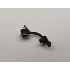 Mufa alimentare mama panou 5.5x2.1 mm plastic cu filet interior 6.5