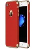 Husa iPhone SE 2 (2020) MyStyle Elegance 3in1 Luxury, Rosu, PC, Rezistenta Soc/Praf/Zgarieturi
