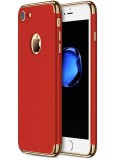 Cumpara ieftin Husa iPhone SE 2 (2020) MyStyle Elegance 3in1 Luxury, Rosu, PC, Rezistenta Soc/Praf/Zgarieturi