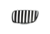 Grila radiator Bmw X3 (E83), 2006-2008-, montare fata, stanga, Cromat/Titaniu, intunecat, RapidAuto