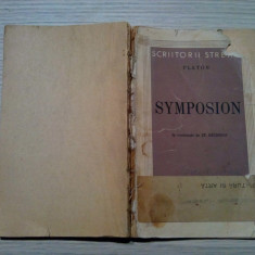 SYMPOSION - PLATON - St. Bezdechi (trad.) - Monitorul Oficial, 1944, 156 p.