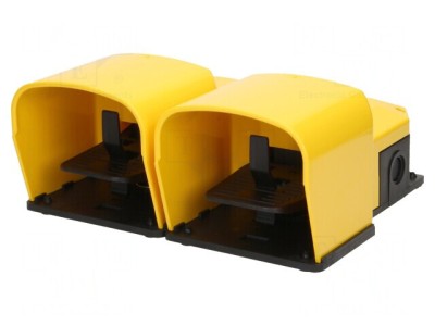 Comutator de Picior IP65 SPST-NO/SPST-NC 2x2 foto