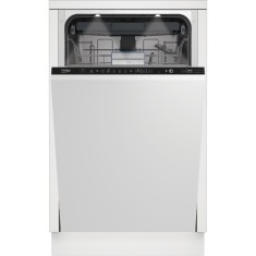 Masina de spalat vase incorporabila Beko BDIS38050Q, 10 seturi, 8 programe, Slim, Clasa B, Cos superior ajustabil, Motor ProSmart&trade; Inverter, Iluminare