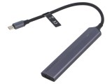 Hub USB C VENTION 5 Porturi USB 3.2 Gen 2 Aluminiu Gri CKYHB