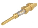 Pin Tată Alamă Nichelat pentru Lipire 20AWG-18AWG