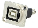 Adaptor USB A la USB B Metalic 2.0 19x24mm