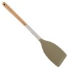 Spatulă Silicon 31cm, M&acirc;ner Lemn, Verde Oliv, Oem
