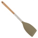 Spatulă Silicon 31cm, M&acirc;ner Lemn, Verde Oliv