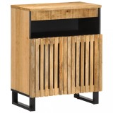 vidaXL Dulap, 60x34x75 cm, lemn masiv de mango brut