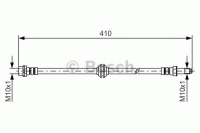 Conducta / cablu frana BMW Seria 3 Cabriolet (E46) (2000 - 2007) BOSCH 1 987 476 753 foto