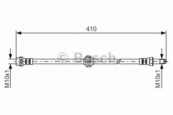 Conducta / cablu frana BMW Seria 3 Cabriolet (E46) (2000 - 2007) BOSCH 1 987 476 753