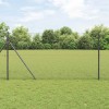 Gard Hexagonal Gri 1x10 m Oțel