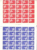 Greece 1961 Europa CEPT x 50, full sheets, MNH AC.001, Nestampilat