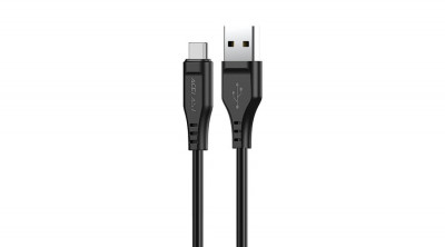 Acefast USB - Cablu USB tip C, 1,2 m, 3A, negru (C3-04-A-C-negru) foto