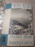 F. Munți Noștri Piatra Mare și Postavarul harta 60x40 cm