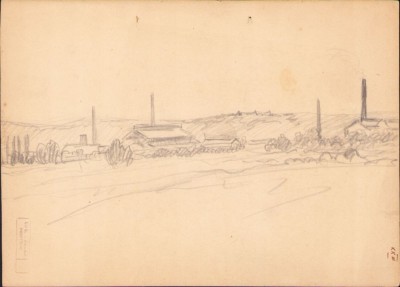 A2170 Schiță &amp;icirc;n creion de Eugen Dublea foto