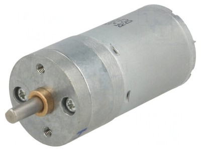 Motor DC cu Transmisie 12V 1.1A Ax Crestătură D 4.4:1 foto