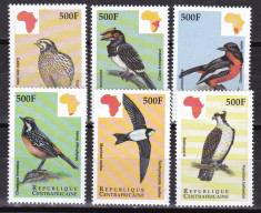 Africa Centrala 1999 fauna pasari MI 2165-2170 MNH w68 foto