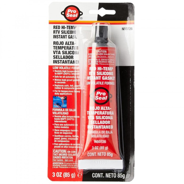 Silicon instant pentru temperaturi inalte RTV Pro Seal rosu 85 gr