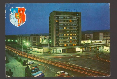 CPIB 24469 CARTE POSTALA - DEVA. NOCTURNA, STEMA ,CIRCULATA, 1978, STAMPILE, TIMBRU foto