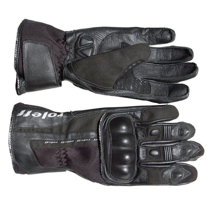 Manusi moto piele Roleff RO45 negru marime L