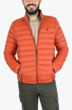 Jacheta barbati cu 2 buzunare oblice fara gluga portocaliu, XL