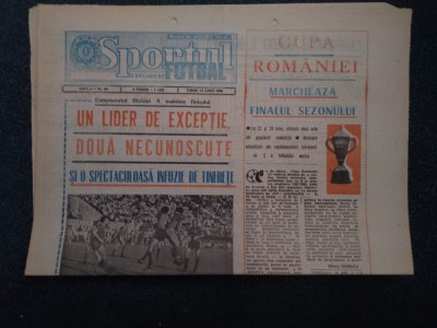 ZIARUL SPORTUL SUPLIMENT FOTBAL 13 AUGUST 1986 foto