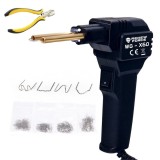 Cumpara ieftin Pistol pentru lipit si sudat plastic, putere 50W, 4 tipuri de capse, 200 capse incluse, Negru