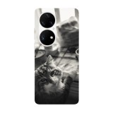 Husa compatibila cu Huawei Nova Y70 model Dinner time, Silicon, TPU, Viceversa, Transparent, Carcasa