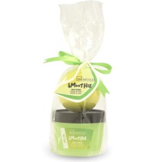 Set baie mini smoothie cu body scrub si bomba de baie cu aroma de pepene galben IDC Institute 98151, 100 ml foto
