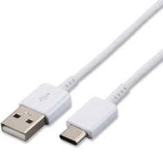 Cablu de date pentru Samsung USB Type-C, 3A, 1.2m, bulk, EP-DN930CWE, alb