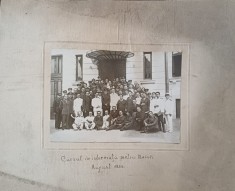 PM359N Cursul de informații pentru maiori, 1933, aproape jumătate din ofițerii prezenți &icirc;n fotografie fiind medici militari