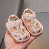 Sandalute roz cu piuitoare si steluta aplicata (Marime Disponibila: Marimea 21)