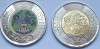 Set 2&times; 2 Dollars 2023 Canada, National Indigenous Peoples Day, unc, norm &amp;color, America de Nord