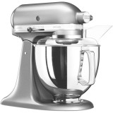 Mixer cu bol KitchenAid Artisan 5KSM175PSECU, 300W, 4.8L, Contour Silver