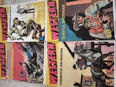 Colectia western 10 numere foto
